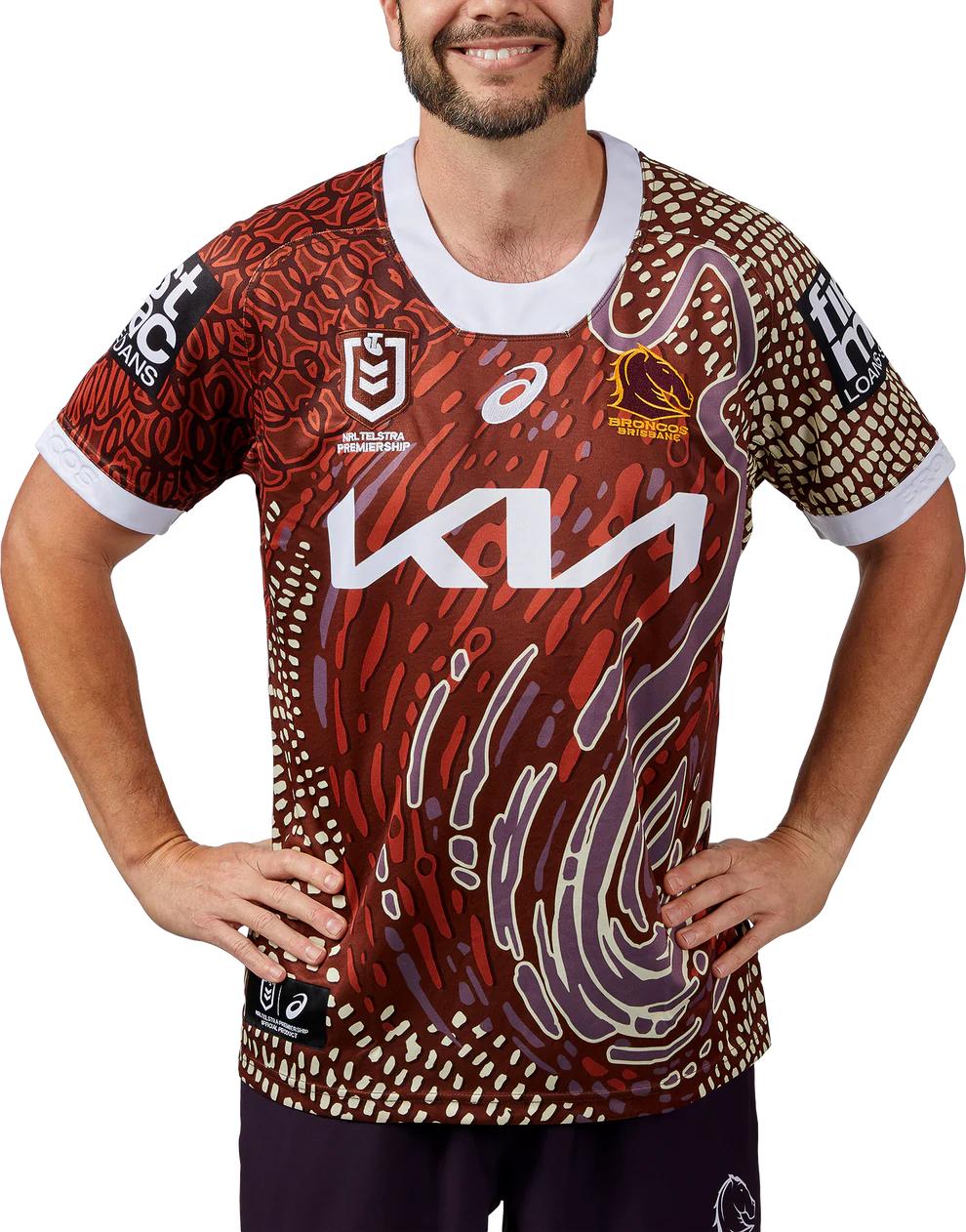 NRL Brisbane Broncos 2024 Indigenous Jersey
