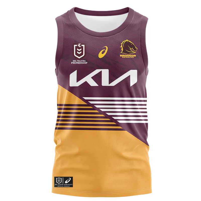 NRL Brisbane Broncos 2024 Home Singlet