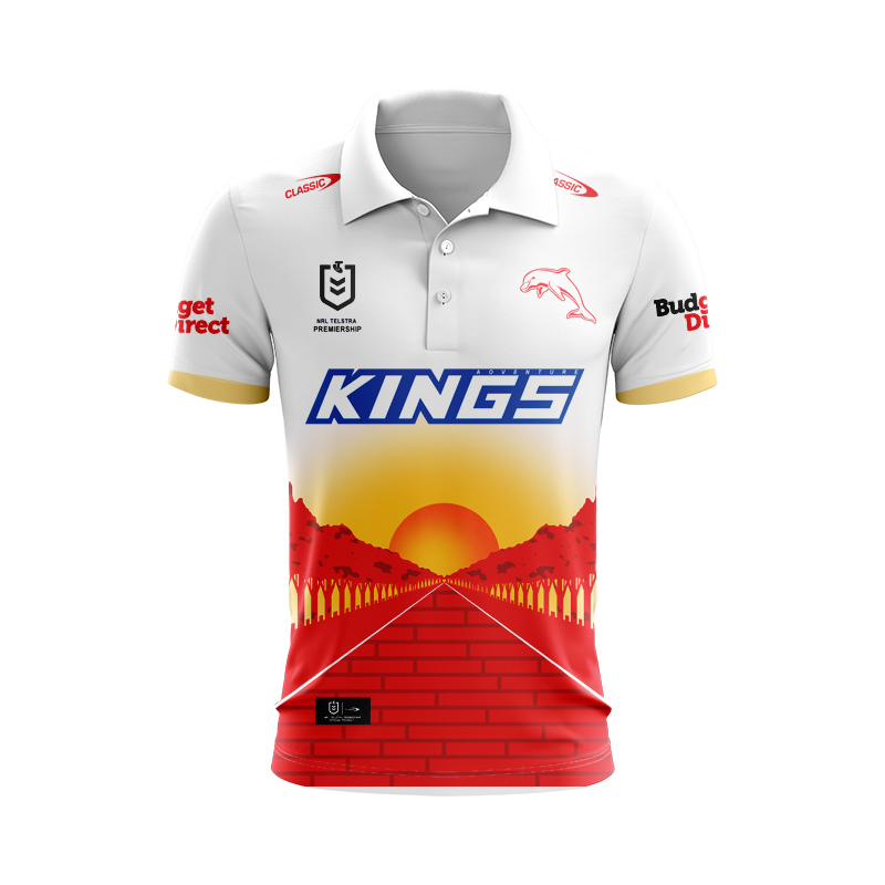 NRL Dolphins 2024 ANZAC Polo Shirt