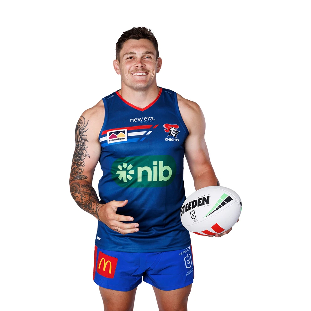 NRL Newcastle Knights 2024 Blue Training Singlet