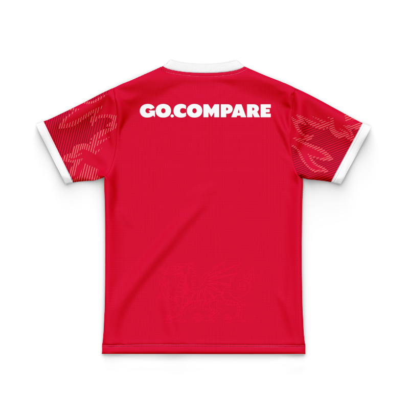 Kid's Wales Rugby 2024 Home Jersey