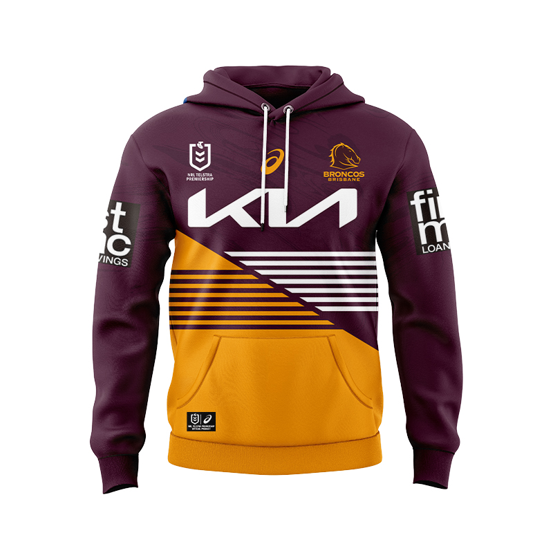NRL Brisbane Broncos 2024 Home Hoodie