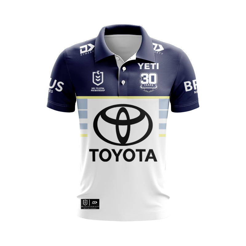 NRL North Queensland Cowboys 2025 Home Polo Shirt