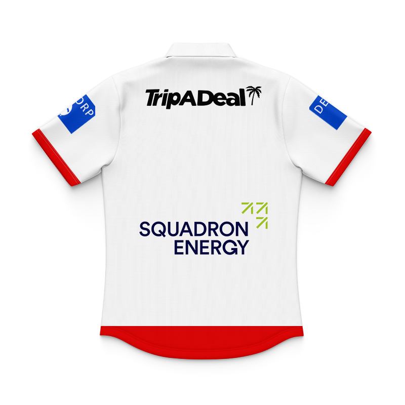 Kid's NRL St George Illawarra Dragons 2024 Home Polo Shirt