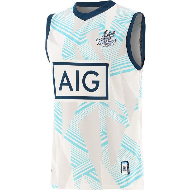 Kid's Dublin GAA 2023 White Training Vest