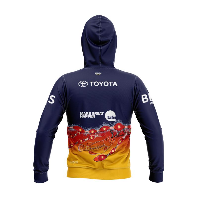 Kid's NRL North Queensland Cowboys 2024 Indigenous Hoodie