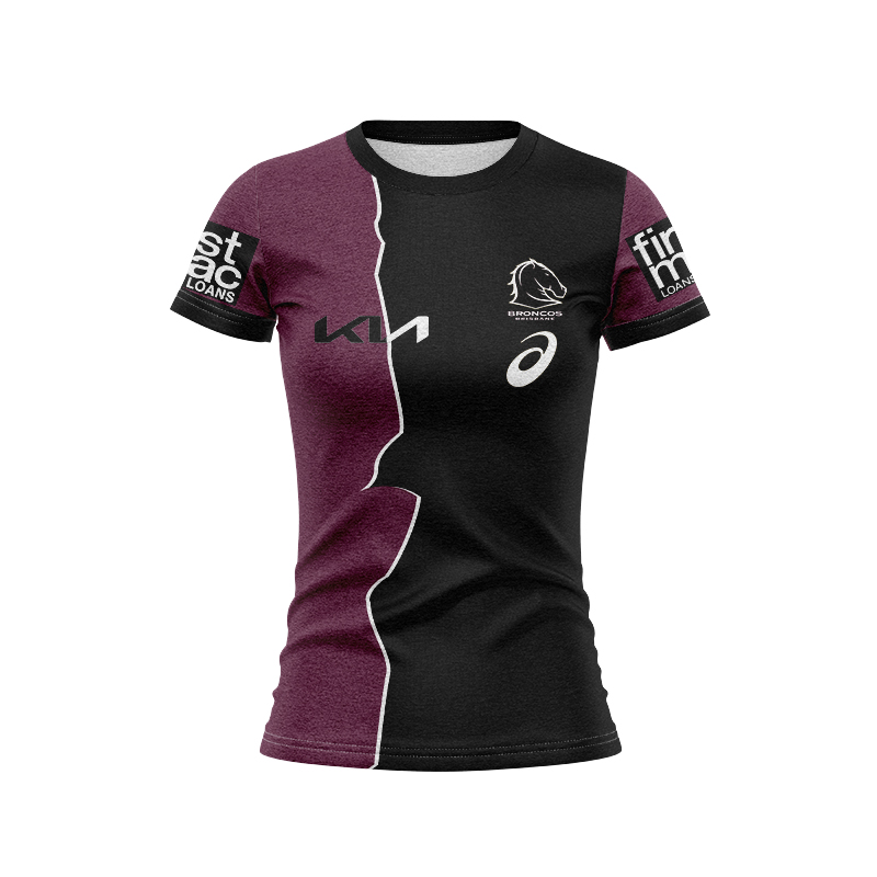 Women's NRL Brisbane Broncos 2024 Training Mix Jersey