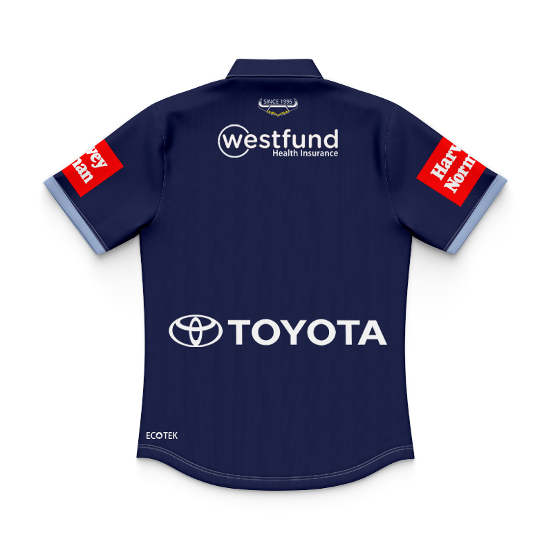 Kid's NRLW North Queensland Cowboys 2024 Home Polo Shirt