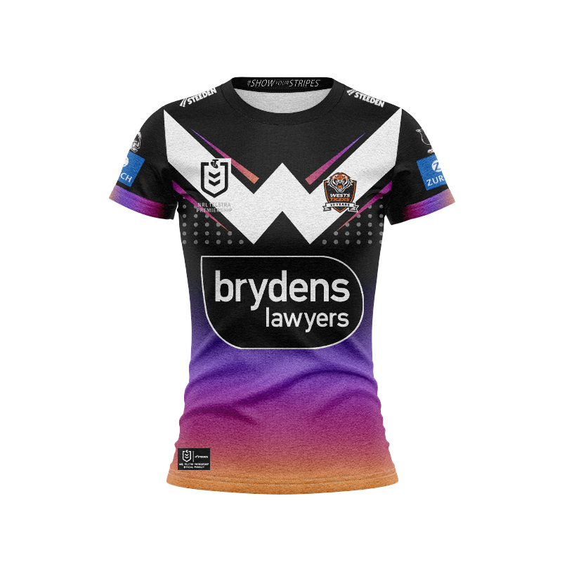 Women's NRLW Wests Tigers 2024 Women in League Jersey