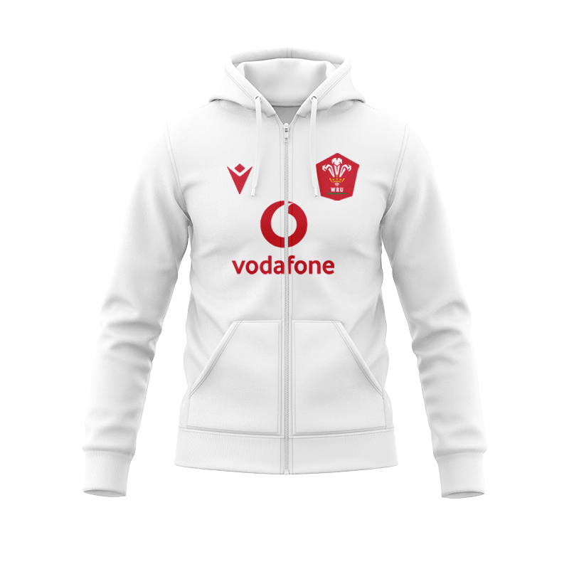 Wales Rugby 2024 Away Zipper Hoodie