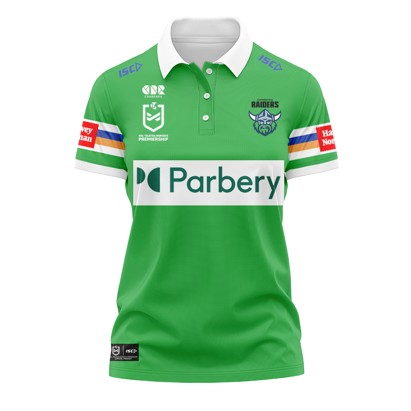 Women's NRLW Canberra Raiders 2024 Home Polo Shirt