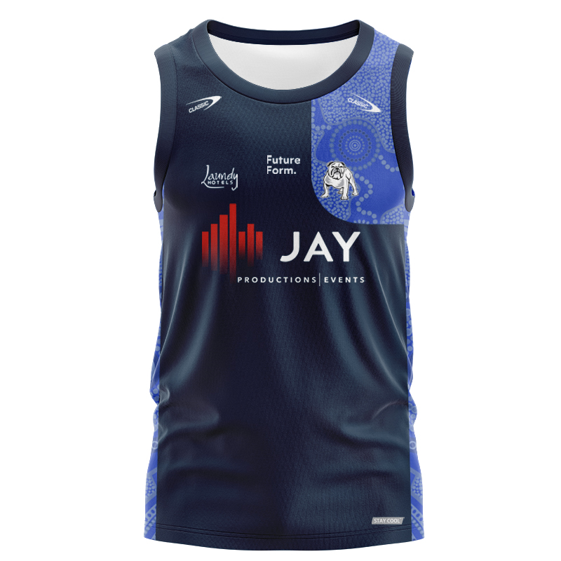 NRL Canterbury-Bankstown Bulldogs 2024 Indigenous Singlet