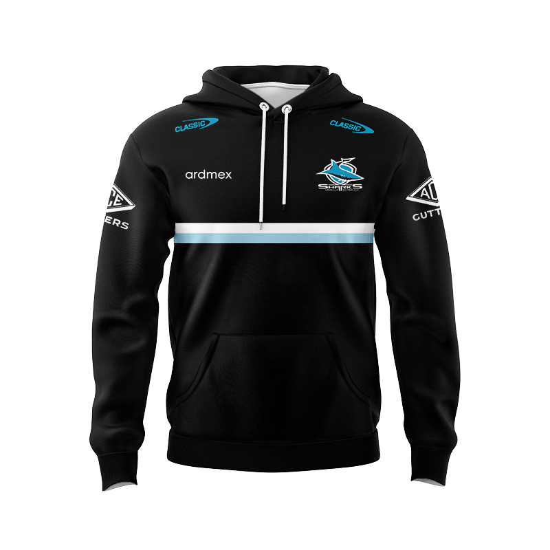 NRL Cronulla-Sutherland Sharks 2024 Media Hoodie