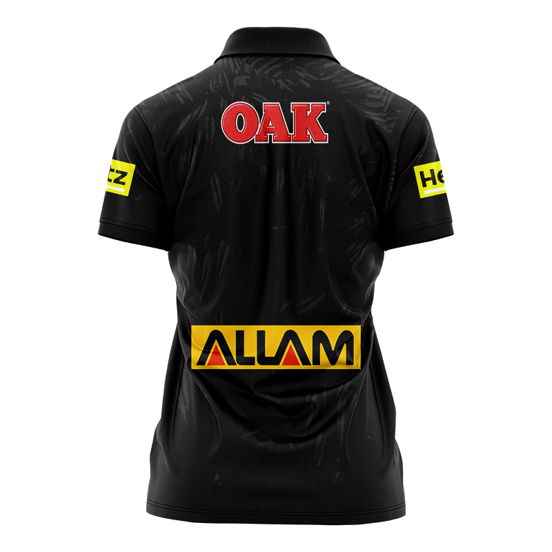 Women's NRL Penrith Panthers 2024 Warm Up Polo Shirt