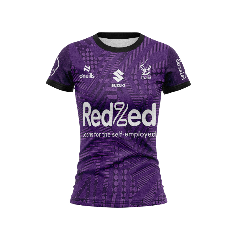 Women's NRL Melbourne Storm 2024 Purple Training Jersey