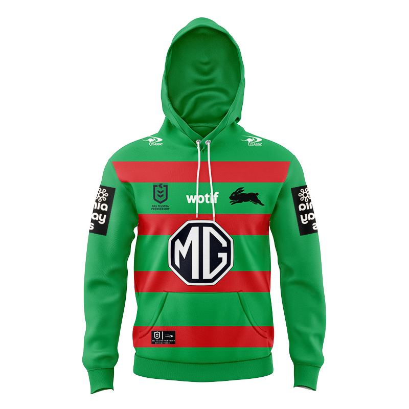 Kid's NRL South Sydney Rabbitohs 2024 Home Hoodie