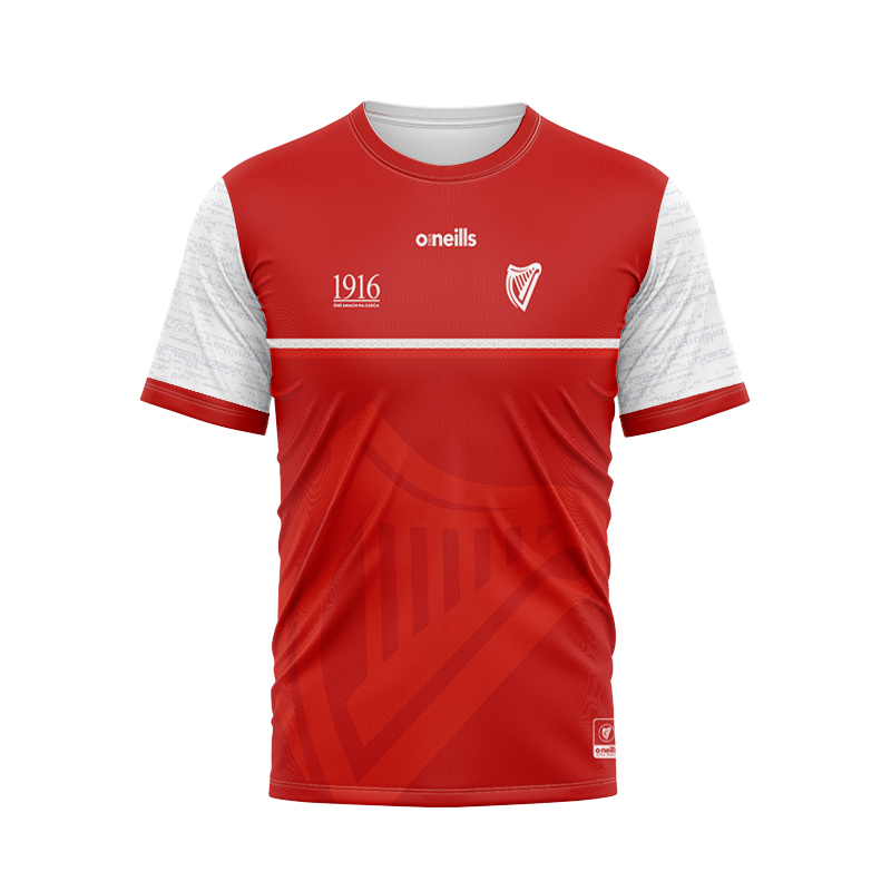 Men's GAA New 1916 Commemoration Player Fit Jersey Red