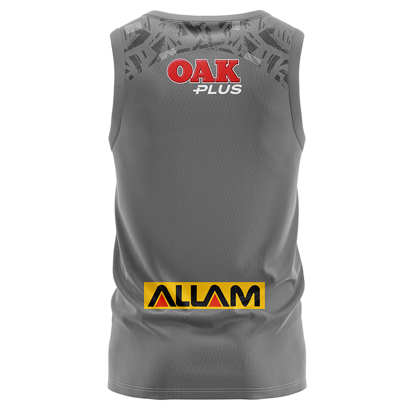 NRL Penrith Panthers 2024 Grey Training Singlet