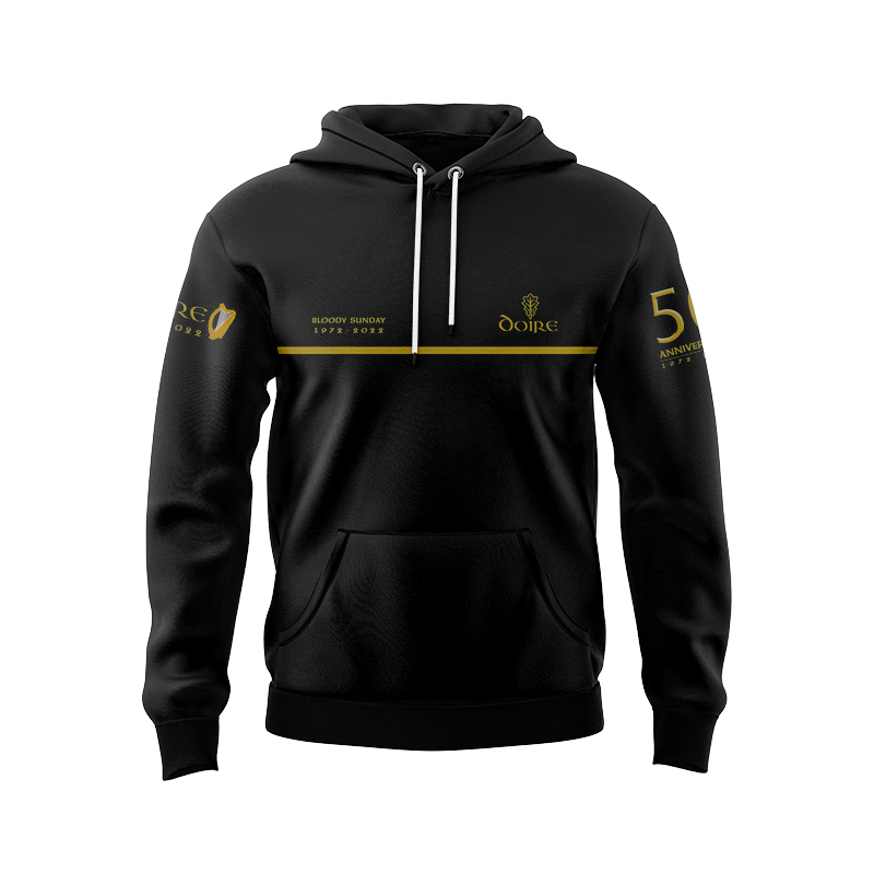 Men's Derry GAA Bloody Sunday Commemorative Black Hoodie
