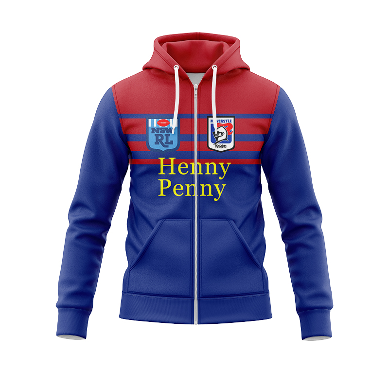 NRL Newcastle Knights 1988 Retro Zipper Hoodie