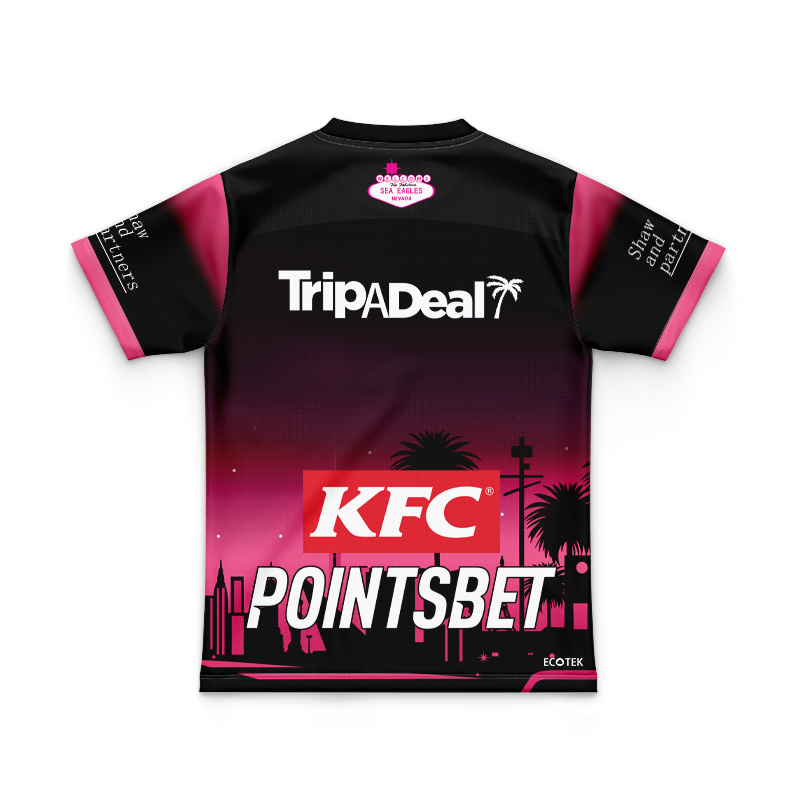 Kid's NRL Manly Warringah Sea Eagles 2024 Las Vegas Warm Up Jersey