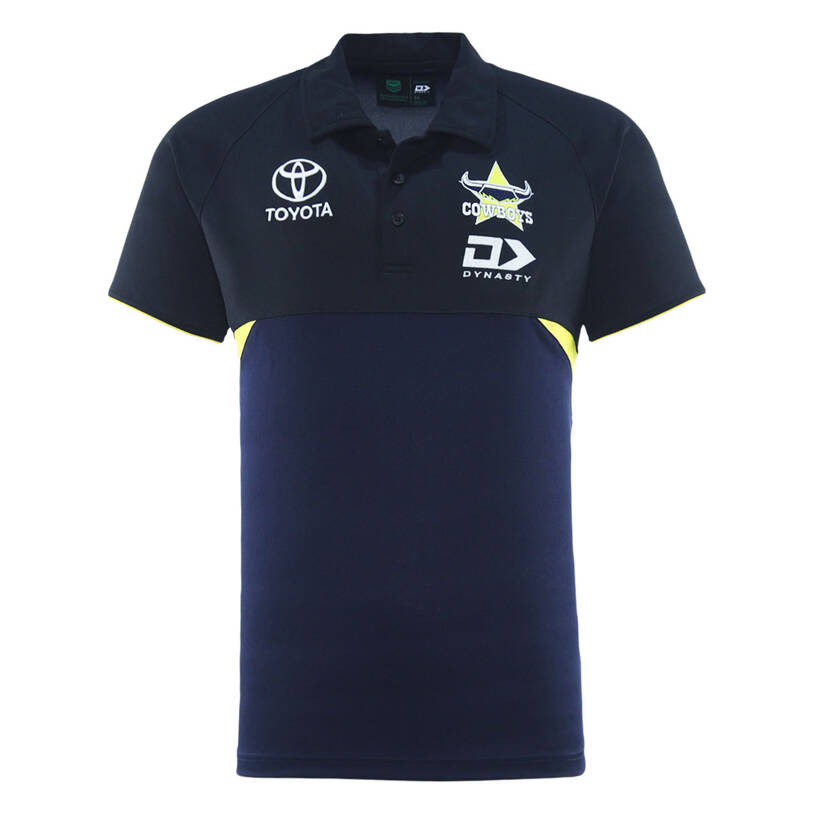 NRL North Queensland Cowboys 2025 Navy Polo Shirt