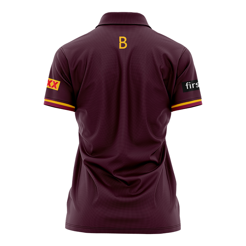 Women's NRL Brisbane Broncos 2021 Training Polo Shirt