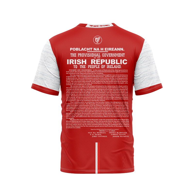 Men's GAA New 1916 Commemoration Player Fit Jersey Red