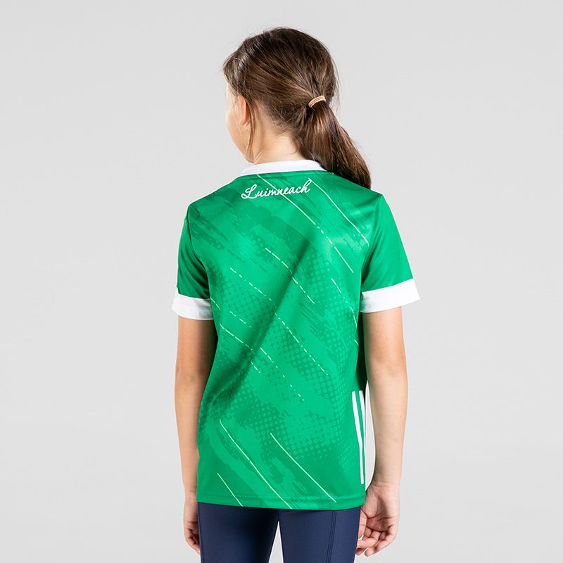 Kid's GAA 2023 Limerick 2 Stripe Home Jersey