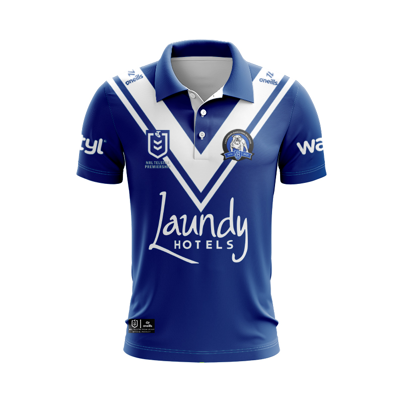 NRL Canterbury-Bankstown Bulldogs 2025 Away Polo Shirt