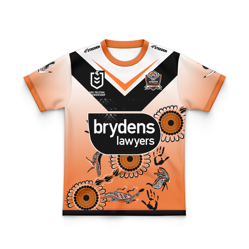 Kid's NRL Wests Tigers 2024 Indigenous Jersey