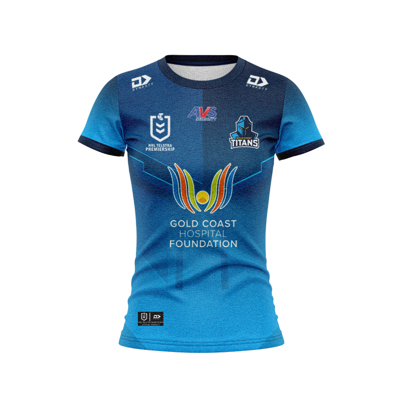Women's NRL Gold Coast Titans 2025 Junior Home Jersey