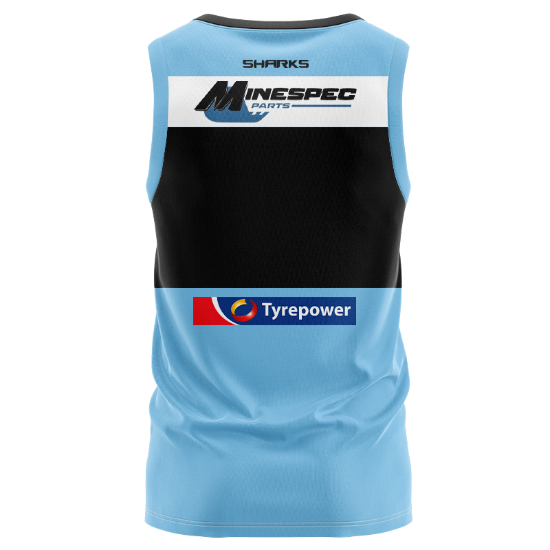NRLW Cronulla-Sutherland Sharks 2024 Home Singlet
