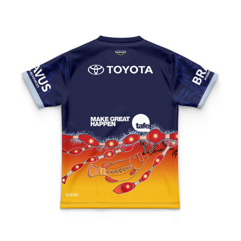Kid's NRL North Queensland Cowboys 2024 Indigenous Jersey
