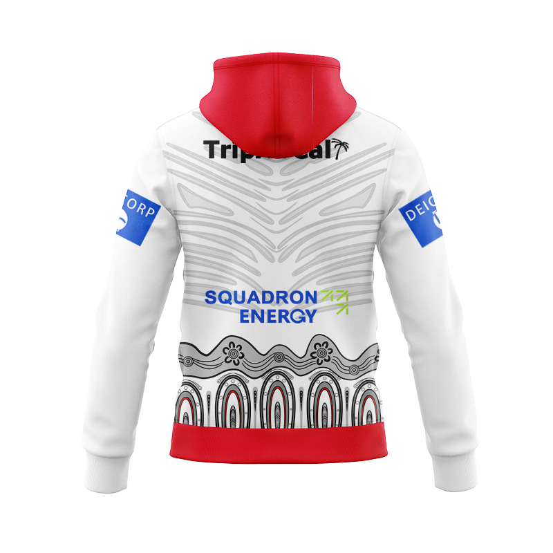 NRL St George Illawarra Dragons 2024 Indigenous Zipper Hoodie
