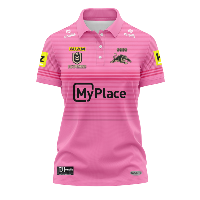 Women's NRL Penrith Panthers Premiers 2024 Polo Shirt