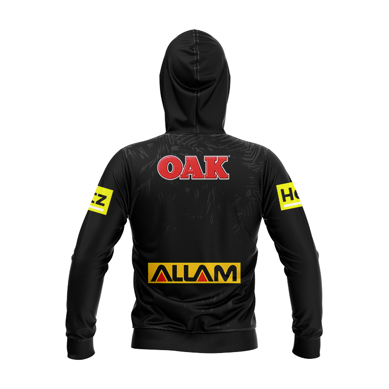 Kid's NRL Penrith Panthers 2024 Black Training Hoodie