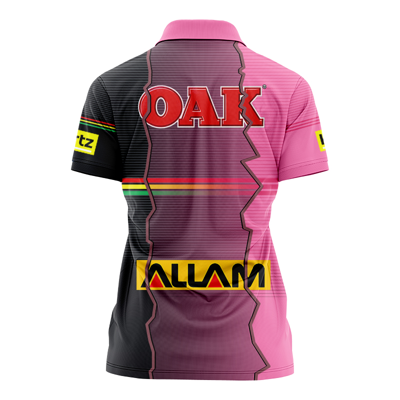 Women's NRL Penrith Panthers 2024 Mix Polo Shirt