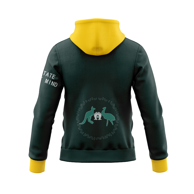 Australian Kangaroos 2024 Home Zipper Hoodie