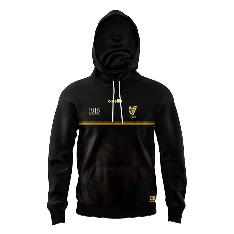 Kid's Ireland GAA 1916 Commemoration Black Hoodie