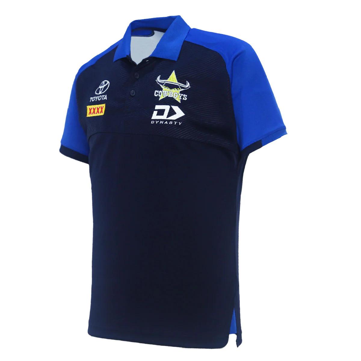 NRL North Queensland Cowboys 2024 Media Polo Shirt