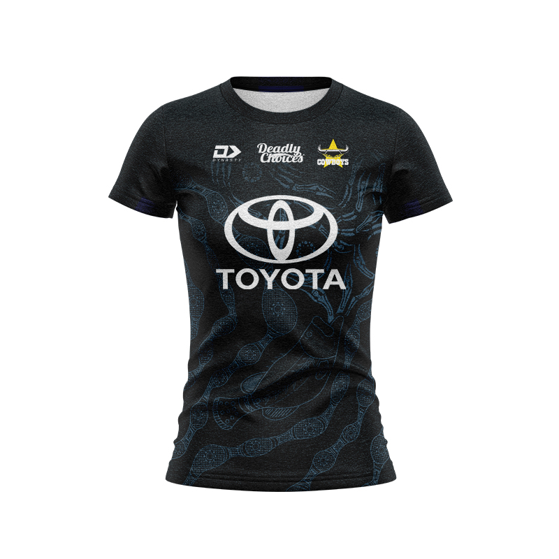 Women's NRL North Queensland Cowboys 2024 Indigenous Dark Jersey