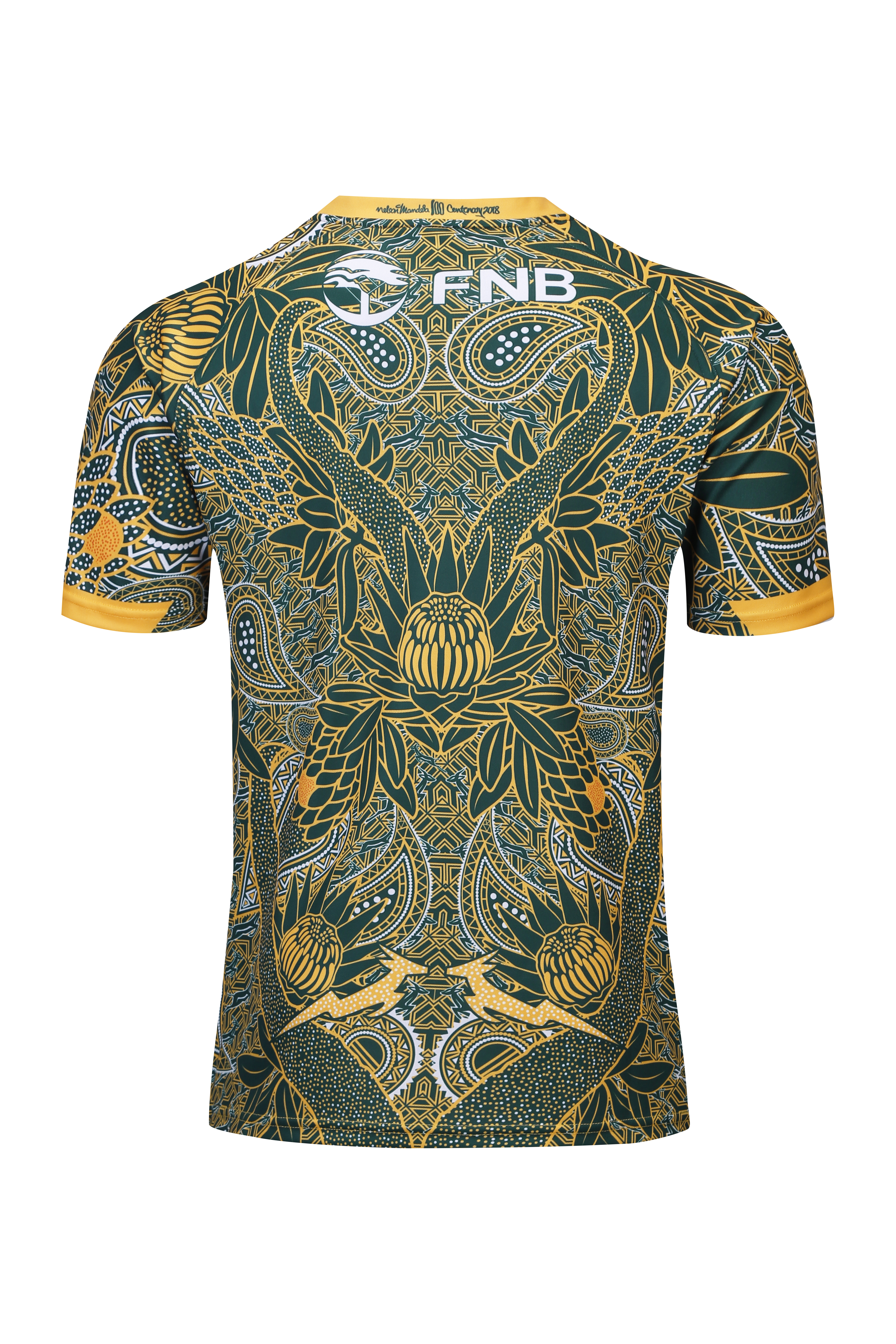 South Africa Springbok Madiaba100th Commemorative Jersey