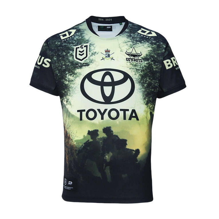 NRL North Queensland Cowboys 2024 ANZAC Jersey