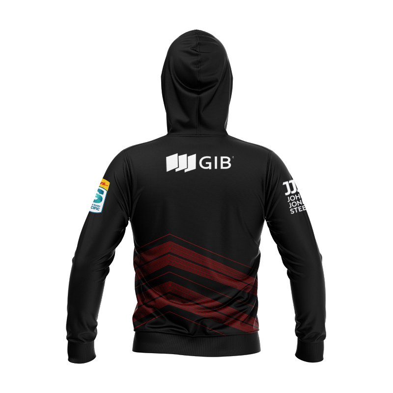 Kid's Canterbury Crusaders Super Rugby 2024 Away Hoodie