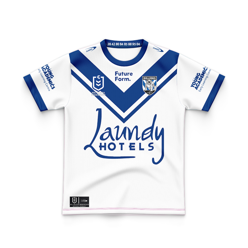 Kid's NRL Canterbury-Bankstown Bulldogs 2024 Home Jersey