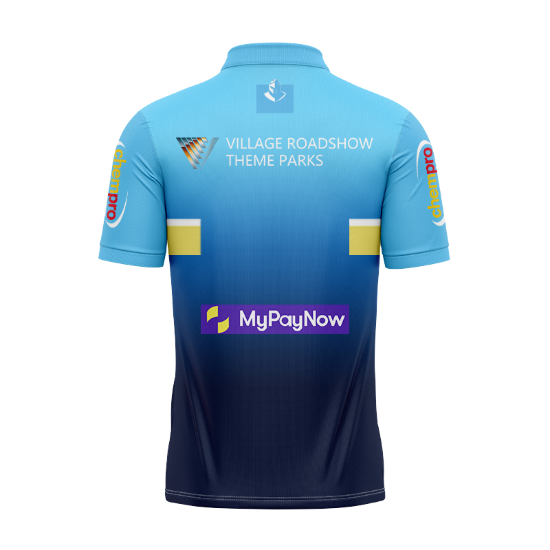NRL Gold Coast Titans 2024 Home Polo Shirt