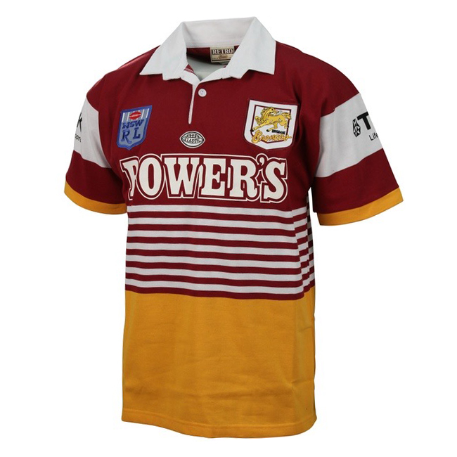 NRL Brisbane Broncos 1992 Retro Jersey