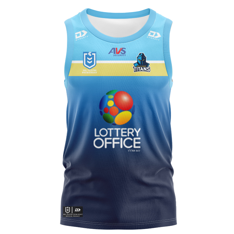 NRL Gold Coast Titans 2024 Home Singlet