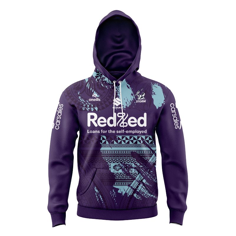 Kid's NRL Melbourne Storm 2024 Multicultural Hoodie